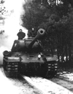ИС-2 предположительно из состава 6-го тяжёлого танкового полка Войска Польского. 1951-1952 гг.
