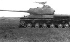 Тяжёлый танк ИС-2 обр.1944 г. с установкой 12,7-мм пулемёта ДШК (вид на левый борт).