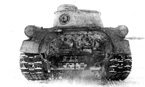 Тяжёлый танк ИС-2 обр.1943 г. (вид сзади).