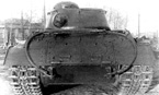Опытный танк ИС-2 (Объект 240) во дворе завода №100. Осень 1943 года (вид сзади).