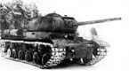 Один из первых подбитых танков ИС-85. НИБТ полигон, март 1944 г.