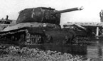 Опытный танк ИС, вооружённый 85-мм орудием С-31, во время Государствнных испытаний. Лето 1943 г.
