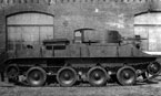 ПТ-1А во дворе завода №185. Ленинград, 1932 год.