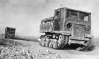 Подвоз боеприпасов на тракторах СТЗ-5. Сталинградский фронт, осень 1942 года.