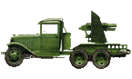 Самоходная установка 76-мм полковой пушки на базе грузовика ГАЗ-АА (СУ-12) из состава артиллерийского дивизиона 11-й танковой бригады, май 1939 года. (рис. С.Игнатьев)