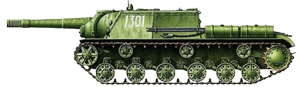 Тяжёлая самоходная артиллерийская установка СУ-152. Польша, район Познани. Февраль 1945 года.