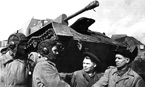 Передача СУ-76М представителям действующей армии. Май 1943 г.