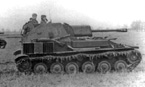 3-й Белорусский фронт, ноябрь 1944 года. Отдельный дивизион СУ-76М под командованием гв. майора Г.С. Волкова в наступлении. На САУ видны тактические номера "33" и "31".