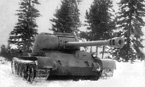 Опытный образец №3 танка Т-44 со 122-мм пушкой Д-25-44. Февраль 1944 года.