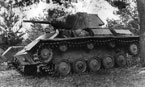 Фото танка Т-70М, сделанное на 1-м Белорусском фронте летом 1944 года.