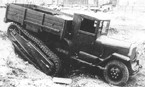 Опытный образец автомобиля ЗИС-42 на испытаниях. 27 апреля 1942 г.